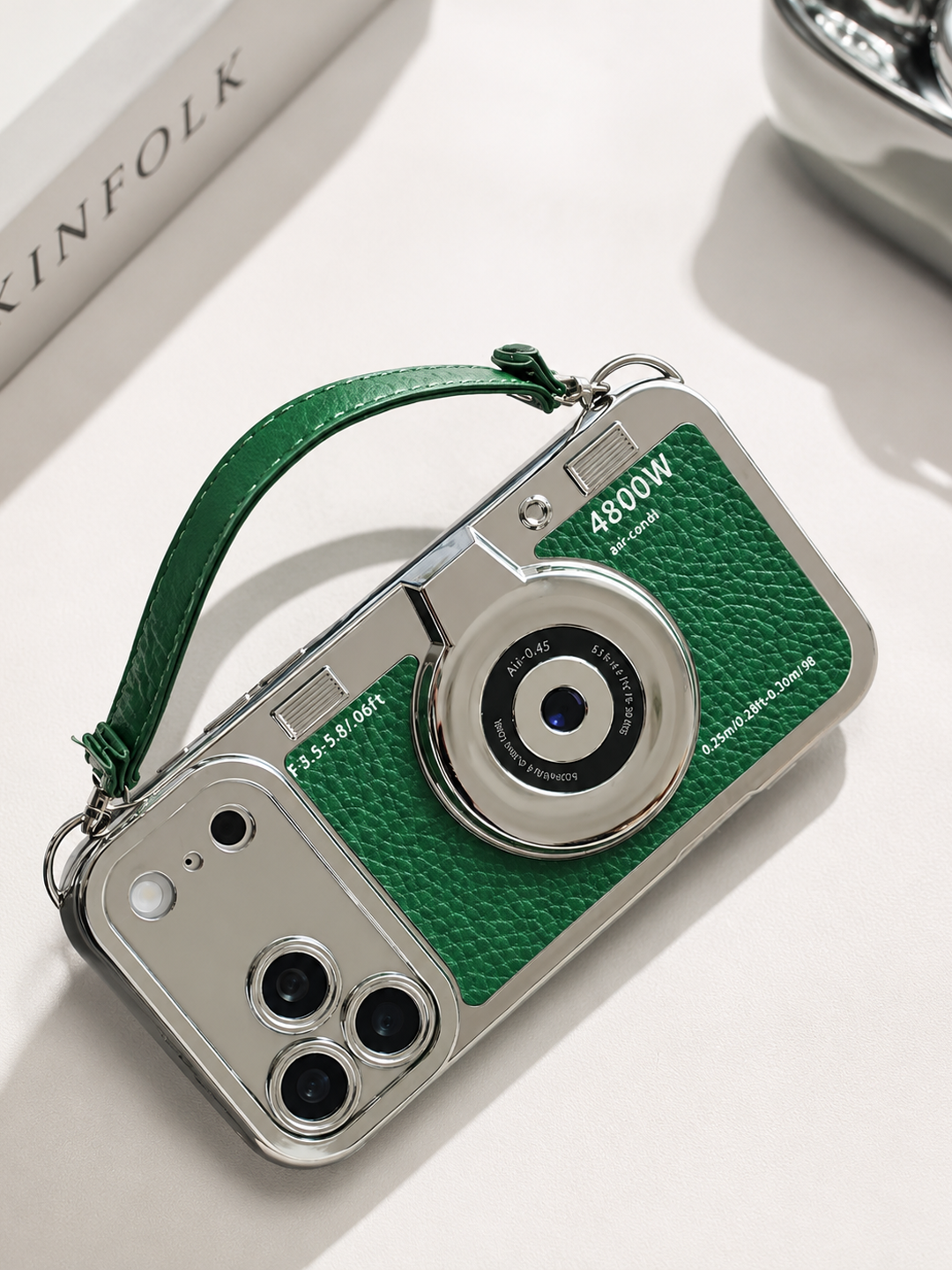 LuxuryKase Retro Vintage Camera Style Case for iPhone 15 Pro