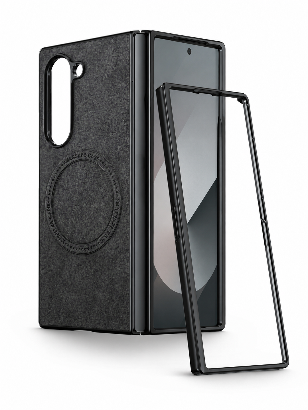 Samsung Galaxy Z fold 6 5G Hinge leather protective Case