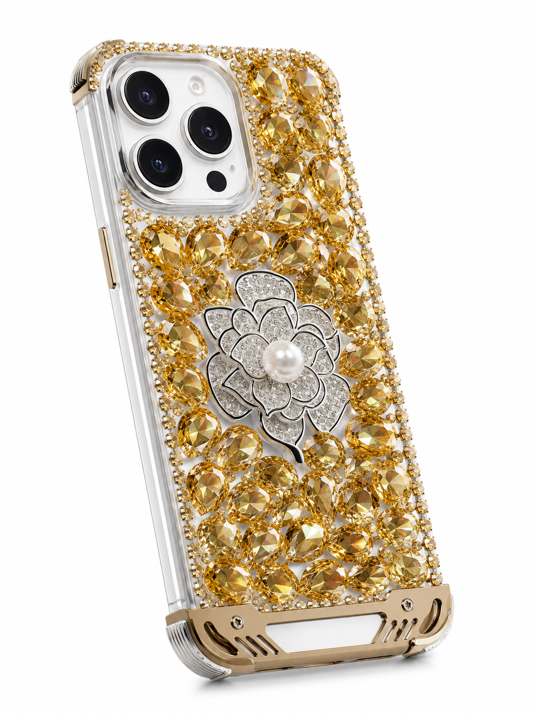 Luxury Flower Stone Case Suitable for iphone