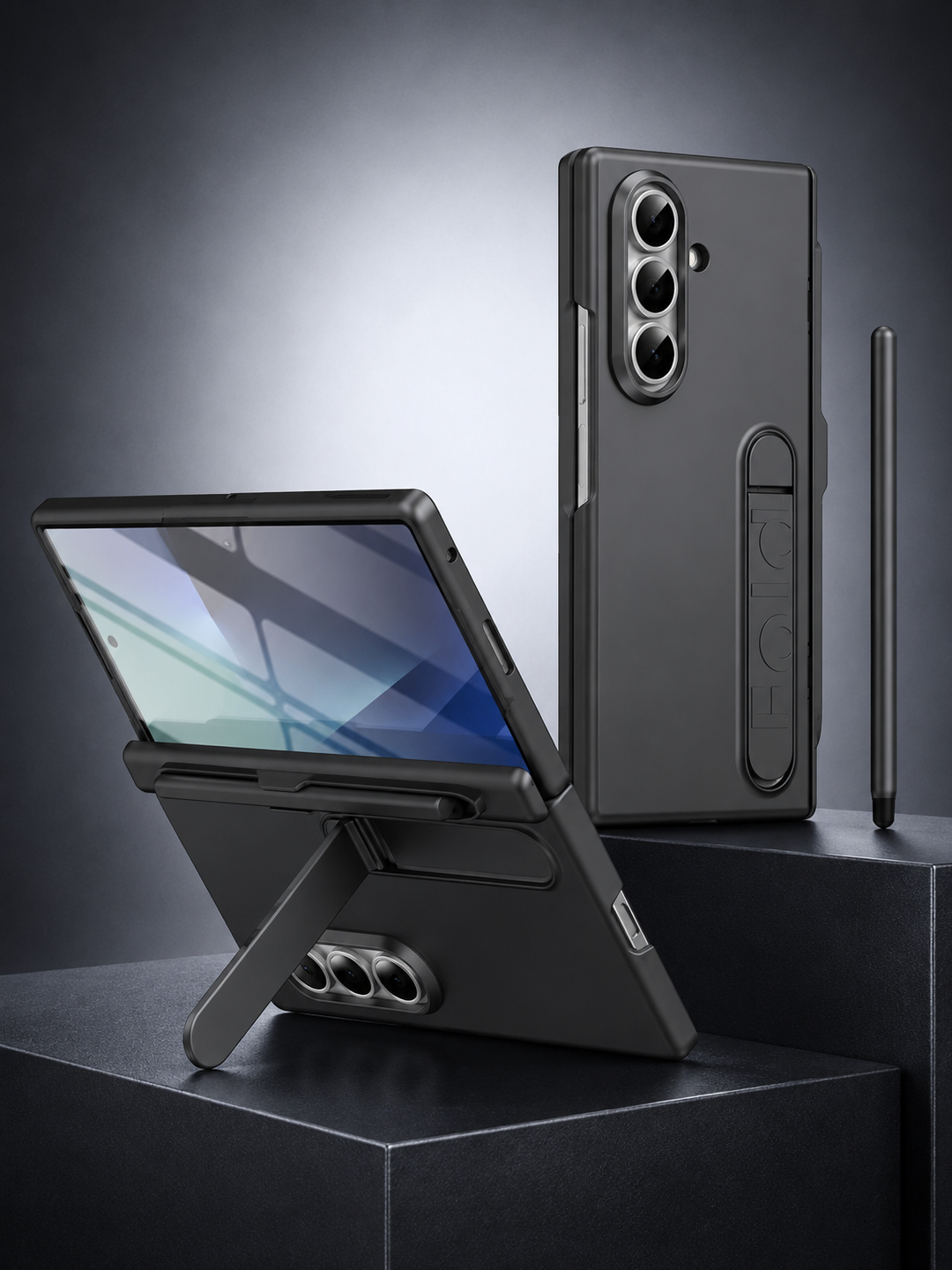 Samsung Galaxy Z Fold3 5G Case Kickstand Hard PC Phone Cover