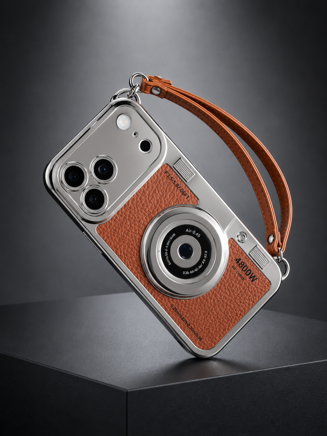 LuxuryKase Retro Vintage Camera Style Case for iPhone 15 Pro